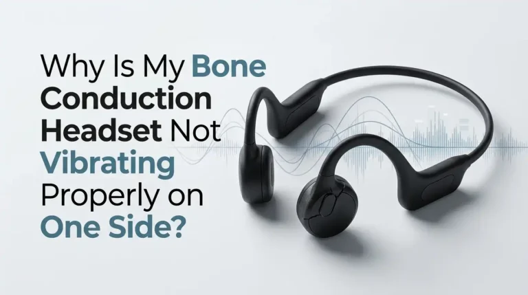 Why Is My Bone Conduction Headset Not Vibrating Properly on One Side?