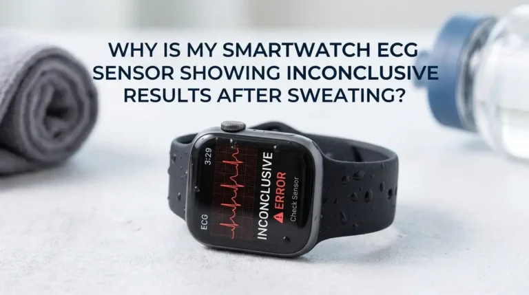 Why Is My Smartwatch ECG Sensor Showing Inconclusive Results After Sweating?