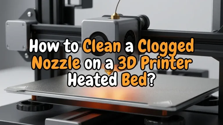 How to Clean a Clogged Nozzle on a 3D Printer Heated Bed?