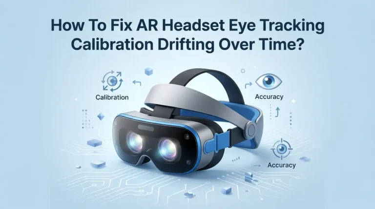 How To Fix AR Headset Eye Tracking Calibration Drifting Over Time?