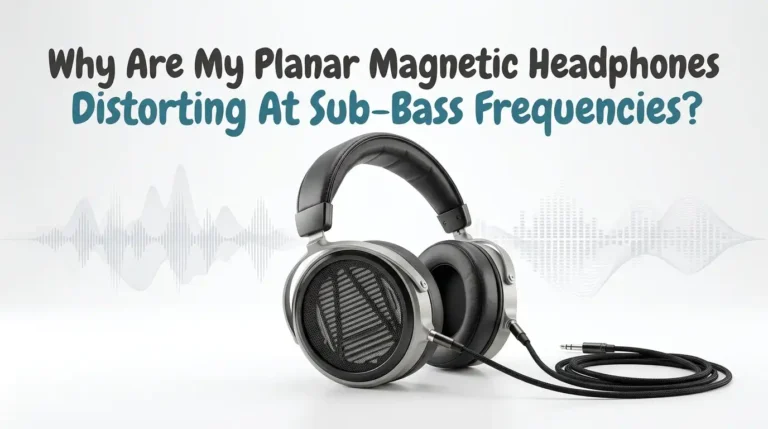 Why Are My Planar Magnetic Headphones Distorting At Sub-Bass Frequencies?