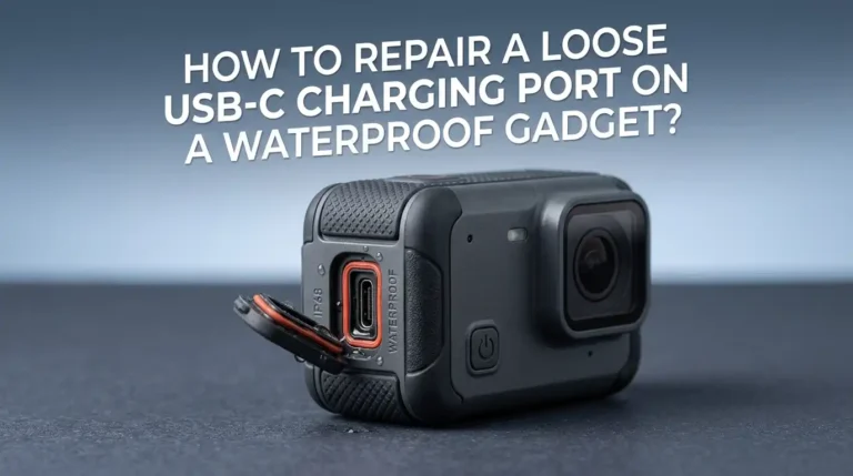 How To Repair A Loose USB C Charging Port On A Waterproof Gadget?