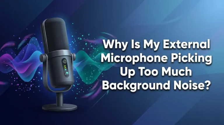 Why Is My External Microphone Picking Up Too Much Background Noise?