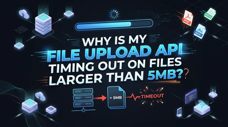 Why Is My File Upload API Timing Out On Files Larger Than 5MB?