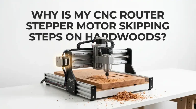 Why Is My CNC Router Stepper Motor Skipping Steps on Hardwoods?