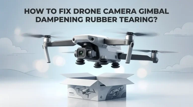 How To Fix Drone Camera Gimbal Dampening Rubber Tearing?