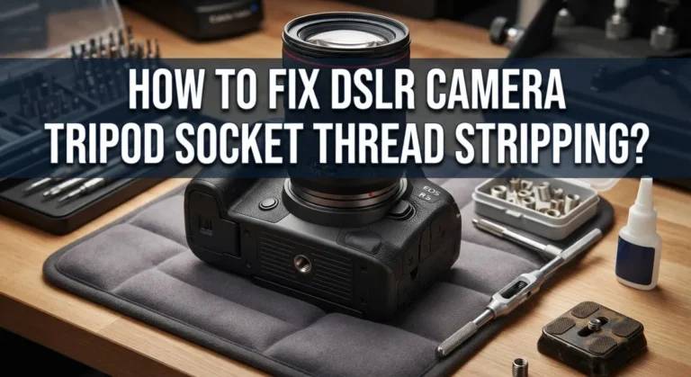 How To Fix DSLR Camera Tripod Socket Thread Stripping?