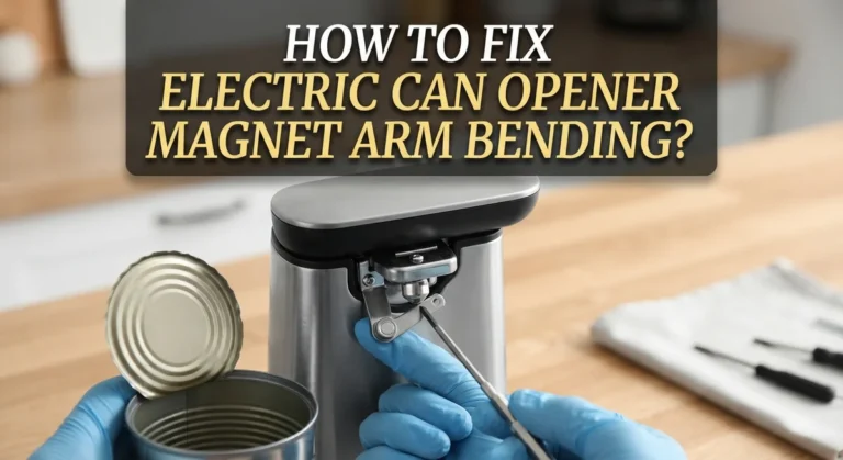 How To Fix Electric Can Opener Magnet Arm Bending?
