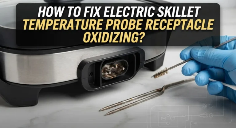 How To Fix Electric Skillet Temperature Probe Receptacle Oxidizing?