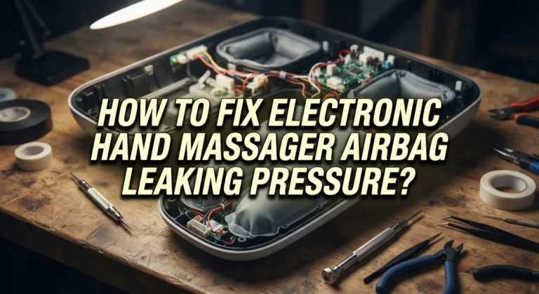 How To Fix Electronic Hand Massager Airbag Leaking Pressure?