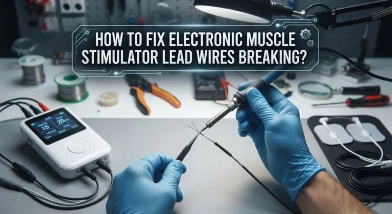 How To Fix Electronic Muscle Stimulator Lead Wires Breaking?