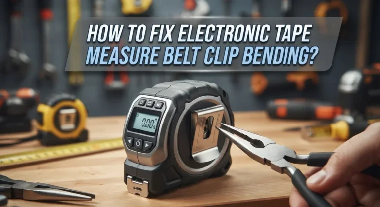 How To Fix Electronic Tape Measure Belt Clip Bending?