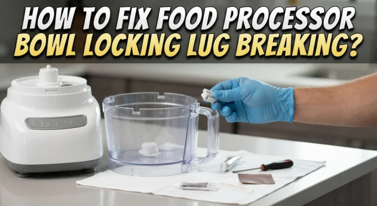 How To Fix Food Processor Bowl Locking Lug Breaking?