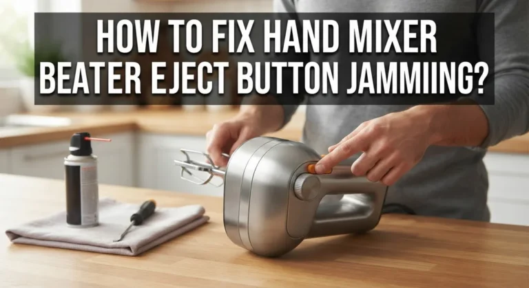 How to Fix a Hand Mixer Beater Eject Button That’s Jamming?
