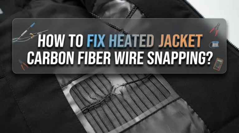 How To Fix Heated Jacket Carbon Fiber Wire Snapping?
