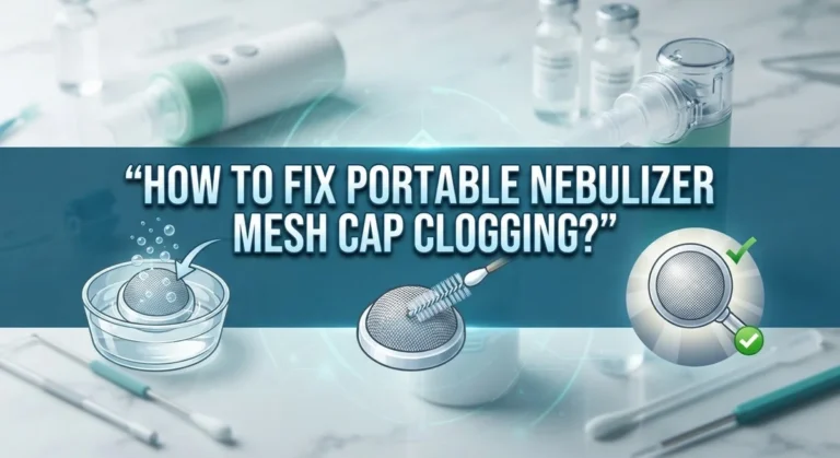 How To Fix Portable Nebulizer Mesh Cap Clogging?