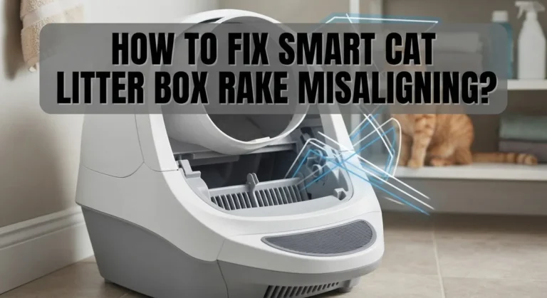 How To Fix Smart Cat Litter Box Rake Misaligning?