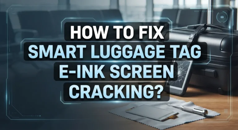How To Fix Smart Luggage Tag E-Ink Screen Cracking?